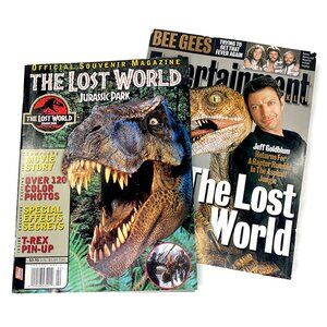 Jurassic Park, The Lost World Official Souvenir Mag & Entertainment Weekly Mag